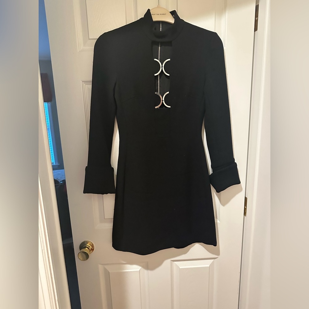 David Koma women’s black cocktail dress. Size 4